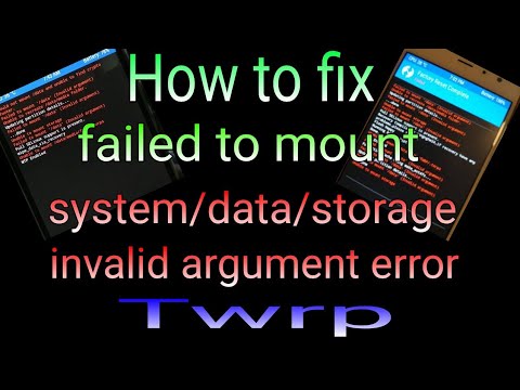 Tutorial atasi masalah Failed To Mount System (Invalid Argument) pada Vivo Y83 via TWRP